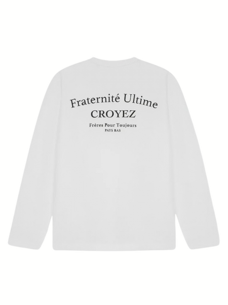 Croyez Fraternité Ultime Longsleeve - White Croyez Croyez Fraternité Ultime Longsleeve - White