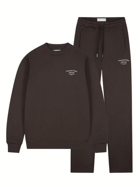 Croyez Croyez Fraternité Ultime Sweater Combi-set - Dark Brown Croyez Fraternité Ultime Sweater Combi-set - Dark Brown
