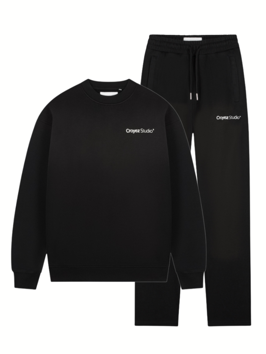 Croyez Studio Sweater Combi-set - Black Croyez Croyez Studio Sweater Combi-set - Black