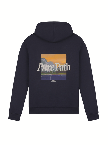 Pure Path Landscape View Hoodie - Dark Navy Pure Path Pure Path Landscape View Hoodie - Dark Navy