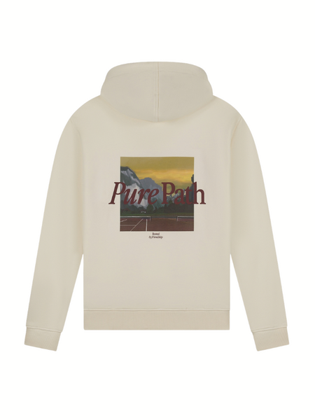 Pure Path Landscape View Hoodie - Ecru Pure Path Pure Path Landscape View Hoodie - Ecru