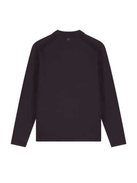 Pure Path Light Weight Knit Polo - Dark Brown Pure Path Pure Path Light Weight Knit Polo - Dark Brown