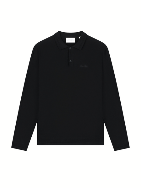 Pure Path Light Weight Knit Polo - Black Pure Path Pure Path Light Weight Knit Polo - Black
