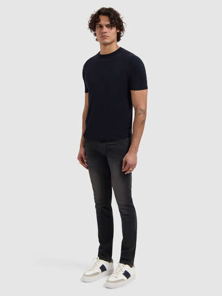 Pure Path The Ryan Slim Fit Jeans - Denim Washed Black Pure Path Pure Path The Ryan Slim Fit Jeans - Denim Washed Black