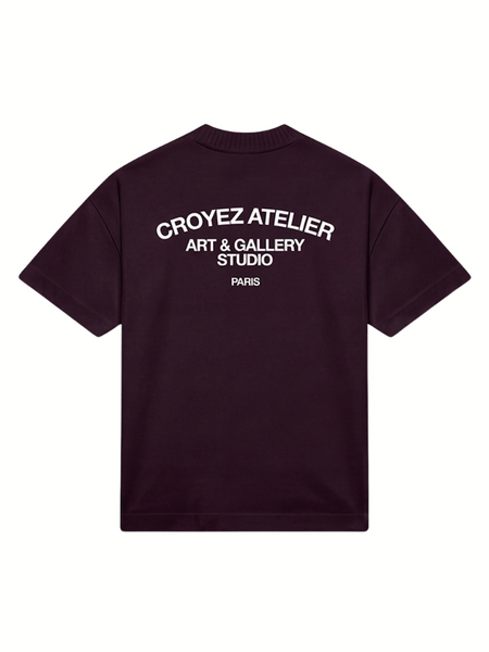 Croyez Art Studio T-Shirt - Raisin Red Croyez Croyez Art Studio T-Shirt - Raisin Red