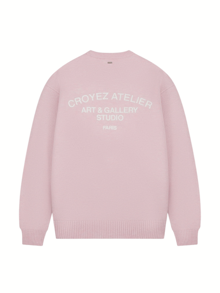 Croyez Art Studio Knit Sweater - Pink Croyez Croyez Art Studio Knit Sweater - Pink