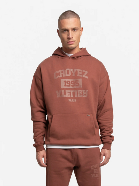 Croyez Croyez Heavyweight College Hoodie - Melted Red Croyez Heavyweight College Hoodie - Melted Red
