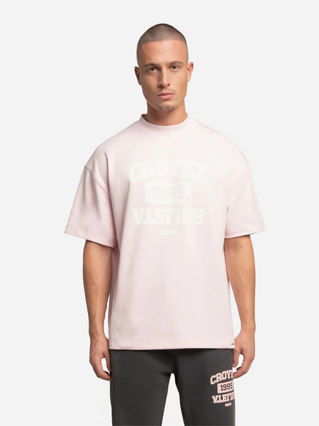 Croyez Croyez Heavyweight College T-Shirt - Pink Croyez Heavyweight College T-Shirt - Pink