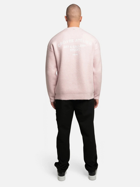 Croyez Art Studio Knit Sweater - Pink Croyez Croyez Art Studio Knit Sweater - Pink
