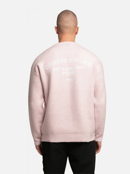 Croyez Art Studio Knit Sweater - Pink Croyez Croyez Art Studio Knit Sweater - Pink