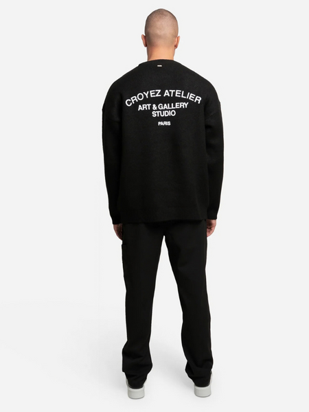 Croyez Art Studio Knit Sweater - Black Croyez Croyez Art Studio Knit Sweater - Black