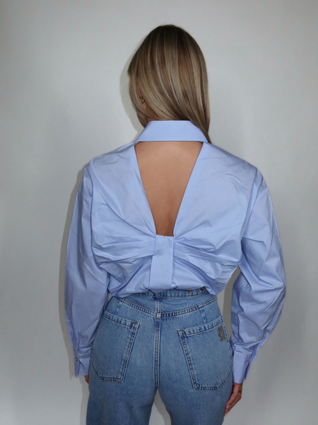 Josh V Lauri Blouse - Powder Blue Josh V Josh V Lauri Blouse - Powder Blue