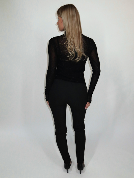 Pinko Astra Trouser - Nero Limousine Pinko Pinko Astra Trouser - Nero Limousine