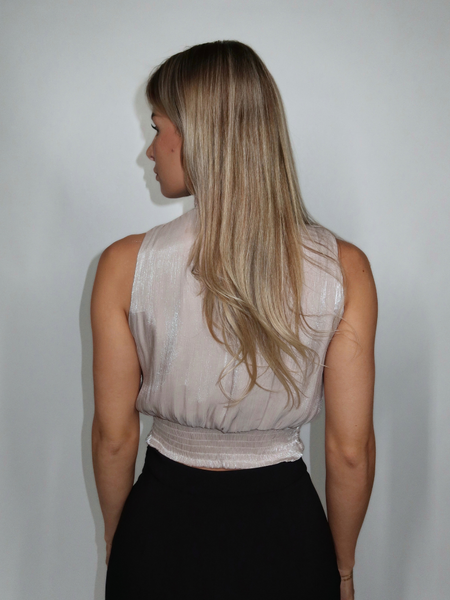 Rinascimento Rinascimento P-Top Con Fiocco Raso - Tortora Beige