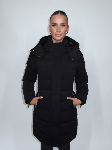 Moose Knuckles Moose Knuckles Women Watershed 3 Gold Parka - BLK W/BLK SH Moose Knuckles Women Watershed 3 Gold Parka - BLK W/BLK SH