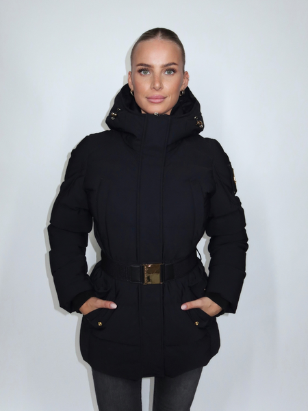 Moose Knuckles Moose Knuckles Women Gilded 3Q Jacket - BLK W/BLK SH Moose Knuckles Women Gilded 3Q Jacket - BLK W/BLK SH