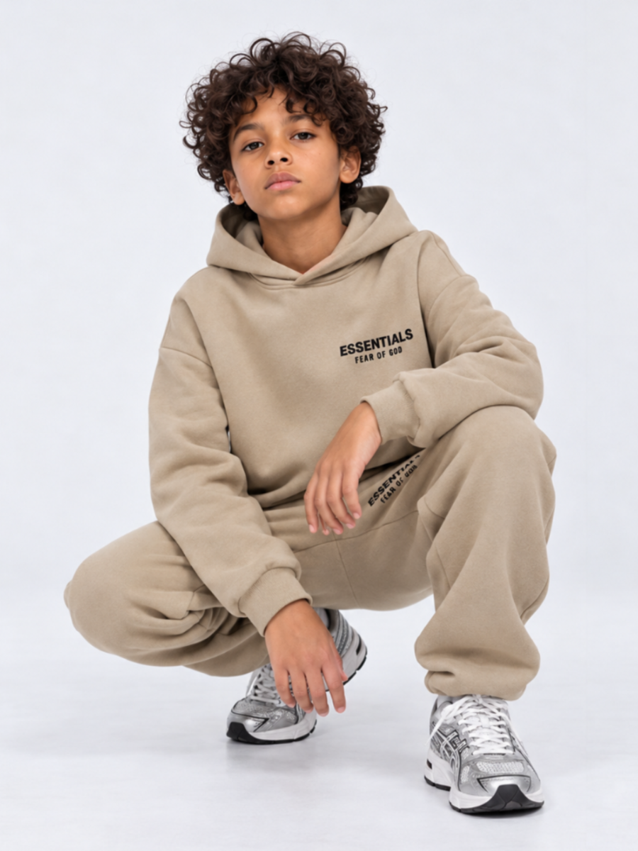 Fear of God Fear of God Kids Essentials Combi-Set -  Desert Sand