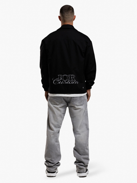 JorCustom JORcustom Coach Jacket - Black JorCustom JorCustom JORcustom Coach Jacket - Black