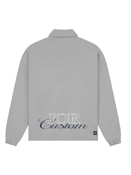JorCustom JORcustom Coach Jacket - LightGrey JorCustom JorCustom JORcustom Coach Jacket - LightGrey