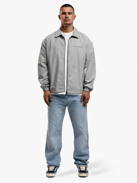 JorCustom JORcustom Coach Jacket - LightGrey JorCustom JorCustom JORcustom Coach Jacket - LightGrey