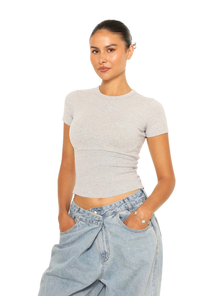 La Sisters LA Official Rhinestone Top - Grey La Sisters La Sisters LA Official Rhinestone Top - Grey