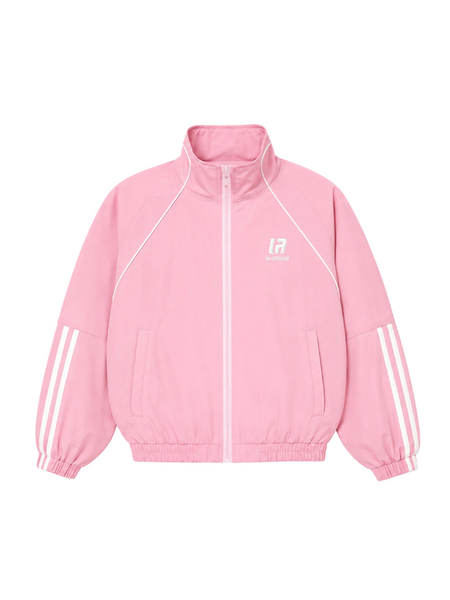 La Sisters La Sisters Kids LA Official Zip Up Jacket - Pink La Sisters Kids LA Official Zip Up Jacket - Pink
