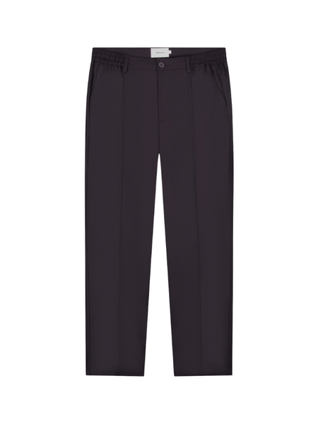 Pure Path Pure Path Pleated Twill Pants - Dark Brown