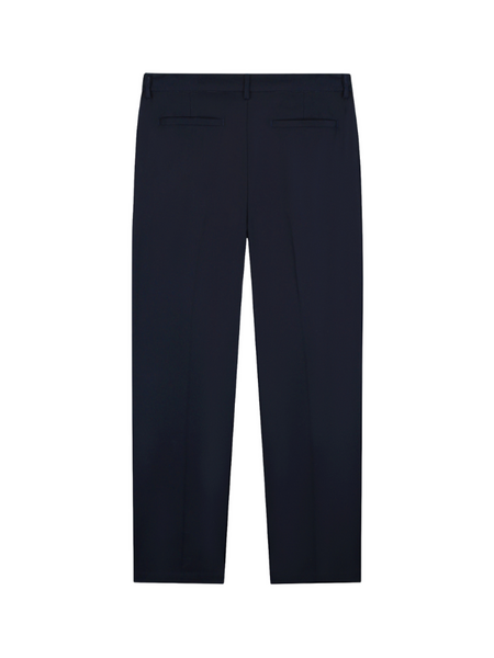 Pure Path Pure Path Pleated Twill Pants - Dark Navy