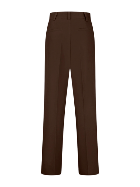 Malelions Malelions Women Chain Emblem Pantalon - Dark Brown