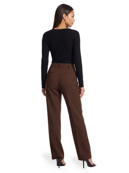 Malelions Malelions Women Chain Emblem Pantalon - Dark Brown