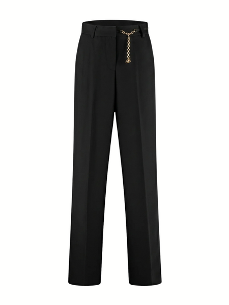 Malelions Malelions Women Chain Emblem Pantalon - Black