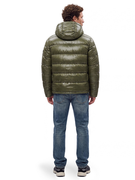 Malelions Malelions Malelions Men Padded Puffer Jacket - Forest Green