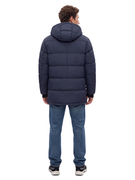 Malelions Malelions Padded Parka Jacket - Navy