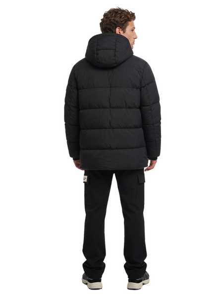 Malelions Malelions Men Padded Parka Jacket - Black Malelions Malelions Malelions Men Padded Parka Jacket - Black