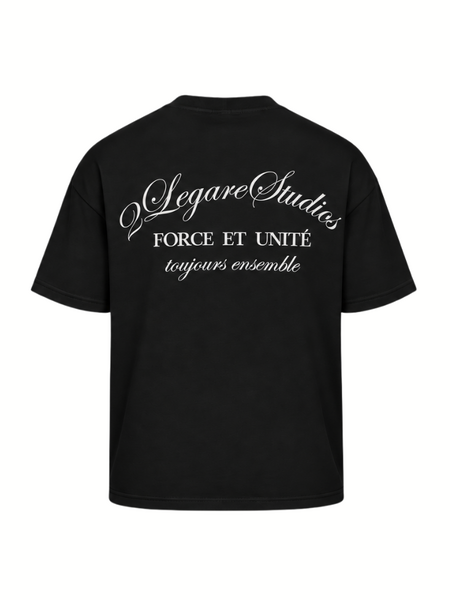 2LEGARE Force et Unite T-Shirt - Black 2LEGARE 2LEGARE Force et Unite T-Shirt - Black