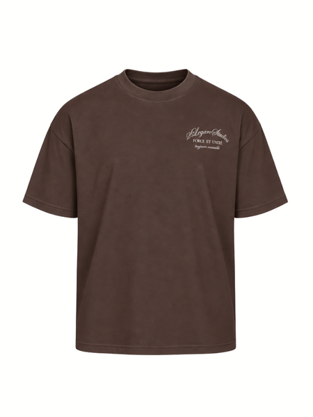 2LEGARE Force et Unite T-Shirt - Dark Brown 2LEGARE 2LEGARE Force et Unite T-Shirt - Dark Brown