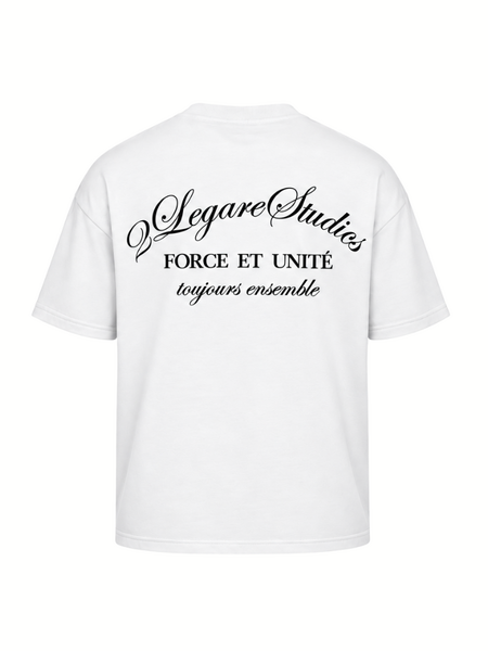 2LEGARE Force et Unite T-Shirt - White 2LEGARE 2LEGARE Force et Unite T-Shirt - White
