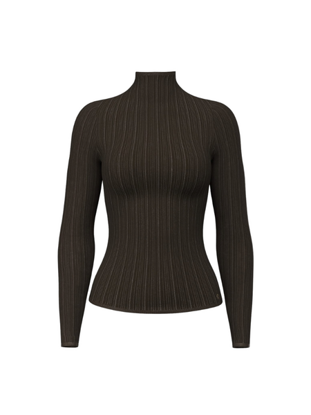 Guess LS MN ISABEL SWTR - DARK BROWN LUREX Guess Guess LS MN ISABEL SWTR - DARK BROWN LUREX
