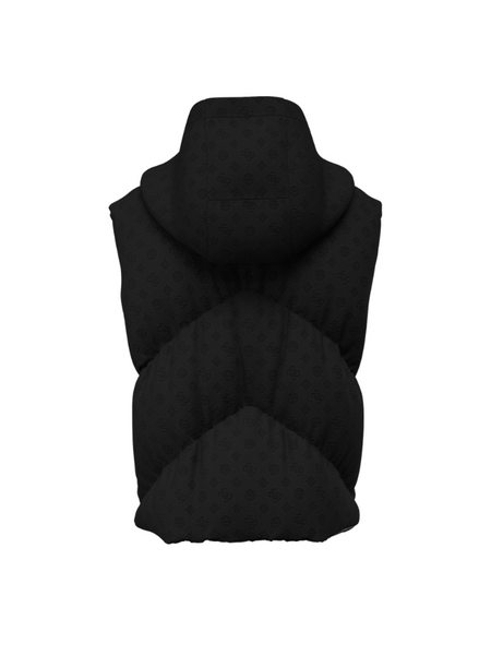 Guess Guess DAISY CROP LOGO VEST - Jet Black
