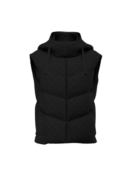 Guess Guess DAISY CROP LOGO VEST - Jet Black