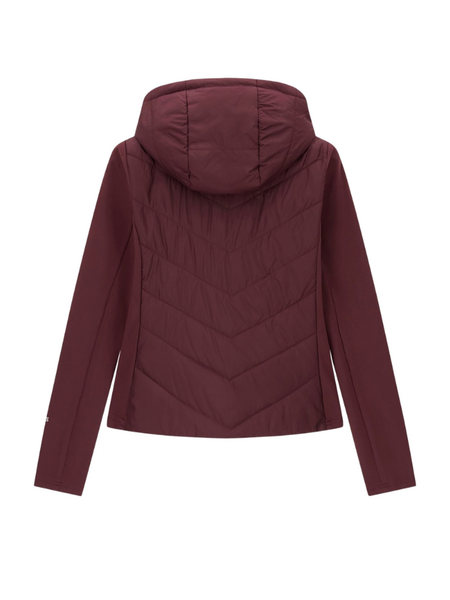 Guess Guess GRAZIA MIX FABRIC PADDED JACKE - REGAL PLUM