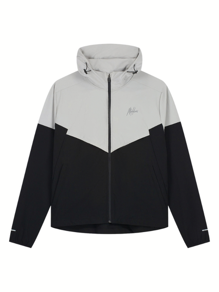 Malelions Sport Counter Ripstop Jacket - Black/Light Grey