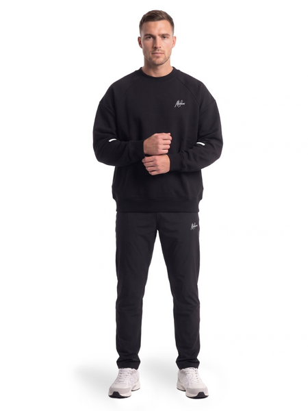 Malelions Sport Oversized Counter Sweater - Black