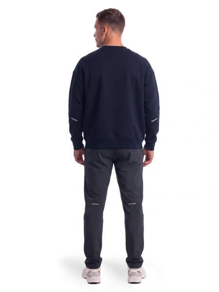 Malelions Sport Oversized Counter Sweater - Dark Blue Malelions Malelions Sport Oversized Counter Sweater - Dark Blue