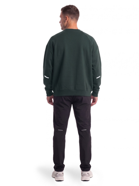 Malelions Sport Oversized Counter Sweater - Dark Green Malelions Malelions Sport Oversized Counter Sweater - Dark Green