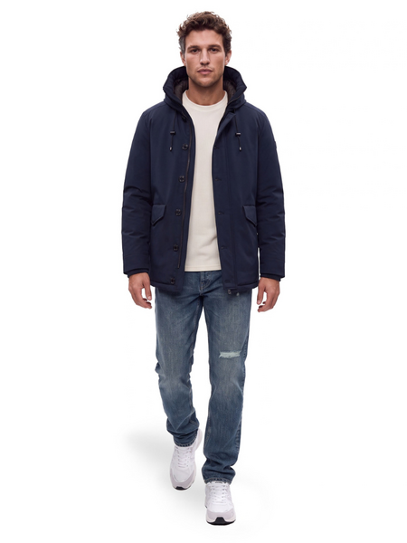 Malelions Casual Parka Jacket - Navy Malelions Malelions Casual Parka Jacket - Navy