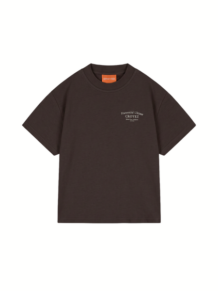 Croyez Croyez Mini Fraternité Ultime T-Shirt - Dark Brown