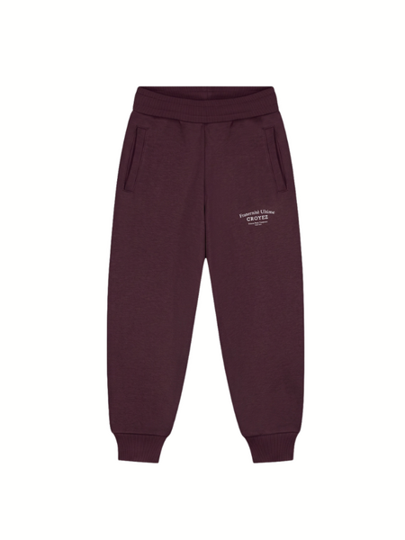 Croyez Croyez Mini Fraternité Ultime Sweatpants - Raisin Red Croyez Mini Fraternité Ultime Sweatpants - Raisin Red