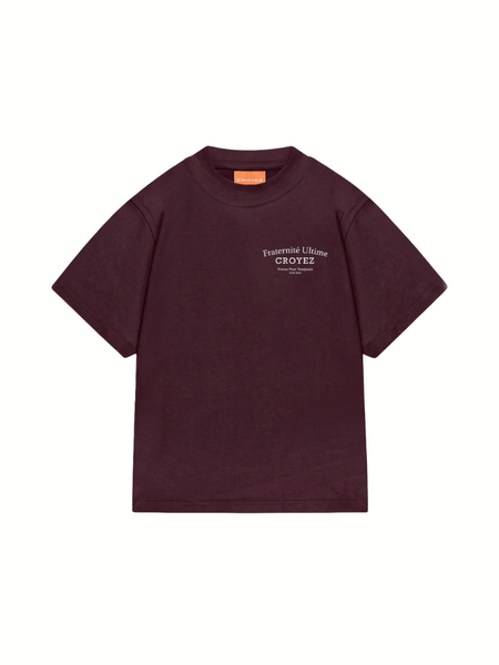 Croyez Mini Fraternité Ultime T-Shirt - Raisin Red Croyez Croyez Mini Fraternité Ultime T-Shirt - Raisin Red