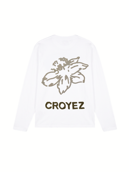 Croyez Croyez Mini Gardener Longsleeve T-Shirt - White Croyez Mini Gardener Longsleeve T-Shirt - White